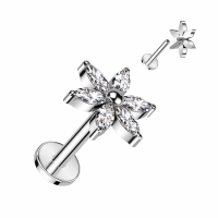 Piercing 6 Blütenspitze 1,2x6
