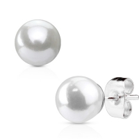 Perlenohrringe 6 mm