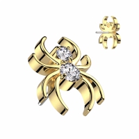 Piercing Titan Spider Top 1,2x6 gold