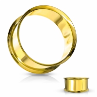 5 mm doppelt ausgestellter goldener PVD-Tunnel