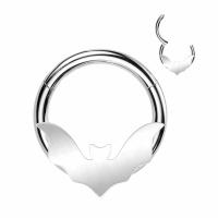 Piercing Fledermaus Clicker Ring 1,2x8