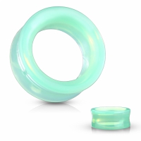 Doppelt ausgestellter grüner Opalit 8 mm