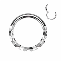Piercing Front Facing X-Style 1,2x10 mm weiß