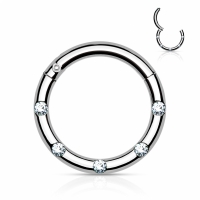 Piercing 5 Flush Petite 1,2x8 mm weiß