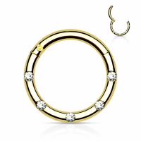 Piercing 5 Flush Petite 1,2x8 mm gold
