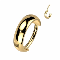 Clickerring Kuppel 1,2x8 gold
