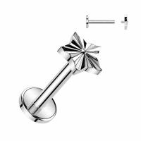 Piercing Stern Top Diamantschliff 6mm