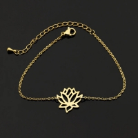 Armband Lotusblüte gold