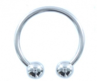 Horseshoe rond 2 x 12 x 5 mm