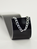 Dünnes Gliederarmband – SCHWARZ