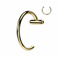 Fake Piercing Stab Stopper - gold