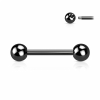 Piercing Titan schwarz 14mm
