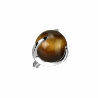 Dermal Top Tigerauge Stein 1,6mm