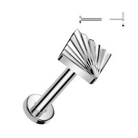 Piercing Push in Rautenform 1,2X6mm