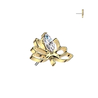 Titan Piercing Lotus gold