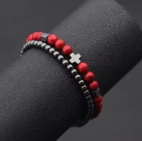 Armband Set RedHowlite