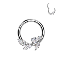Piercing Weinblatt 8mm