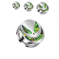 Plug Monster Schraubverschluss - Opalgrün - Chirurgenstahl