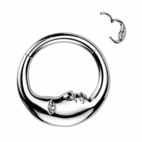 Piercing Titan Mondgesicht 1,2x8