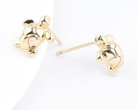 Ohrringe Ohrstecker Schildkröte gold
