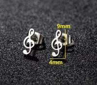 Ohrstecker Musiknote