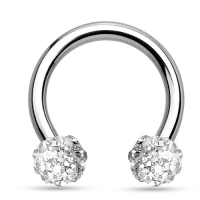 Piercing Ferido weiß 1,2x8