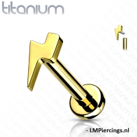 Piercing Blitz goldfarben 1,2x6 mm