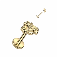 Titan Bienenspitze 1,2x6 vergoldet