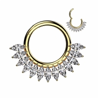 Piercing Bling Ring Gold