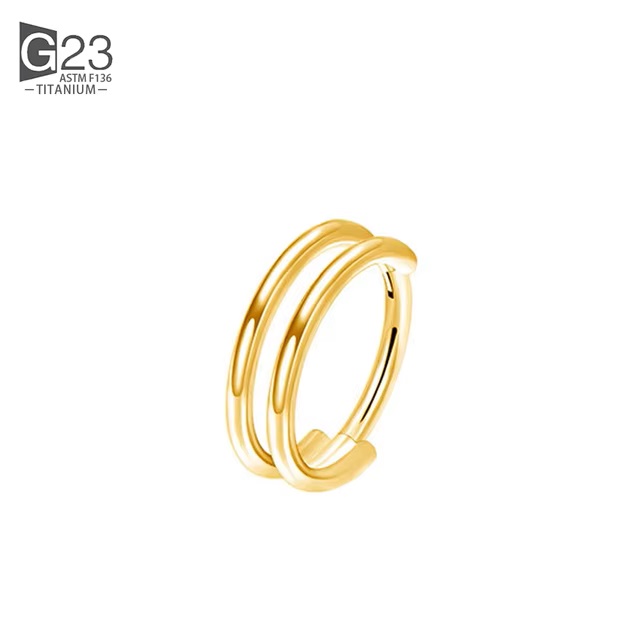 Piercing titanium double lined basis Piercing titanium double lined basis