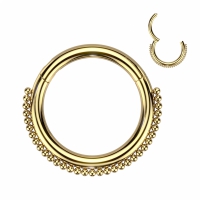 Piercing Kugel Linie fein 1,2x10 gold