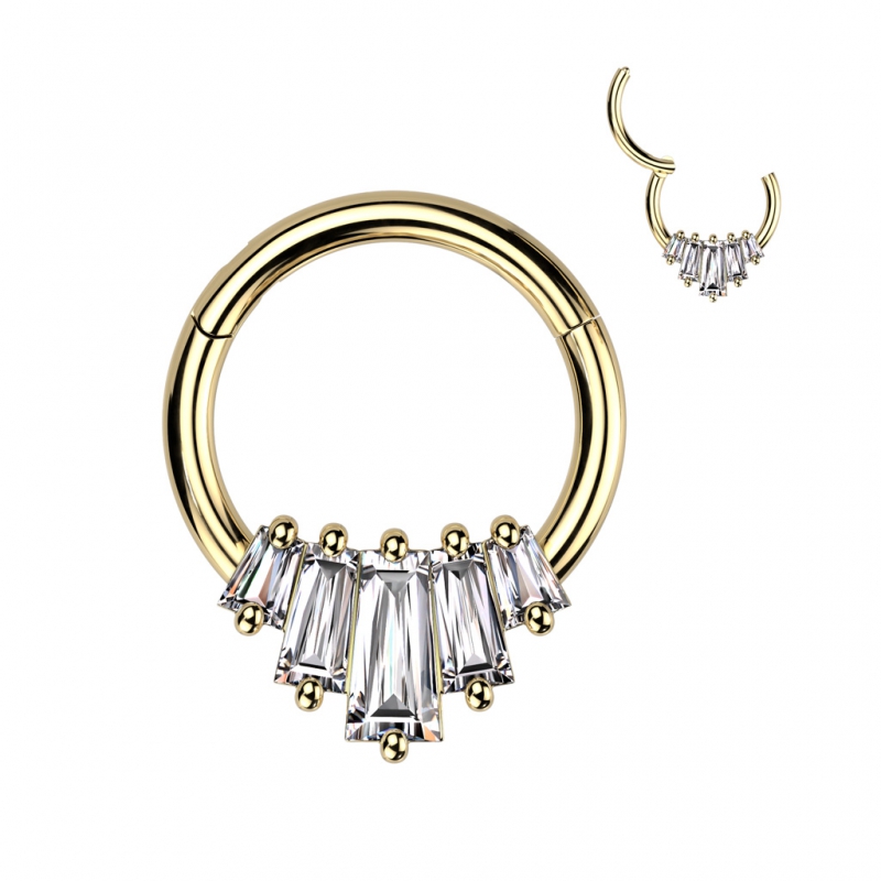 Piercing PVD 5 Baguette Piercing PVD 5 Baguette