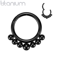 Piercing Titan Clipper Outer Graduated Balls 1.2x8 schwarz