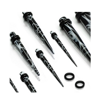 2 mm Kegelwirbel schwarz