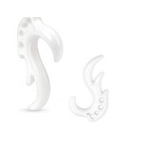 4 mm Taper Tribal weiß