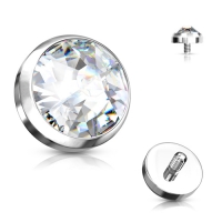 Dermal Top weiß 1,6x3mm Top