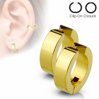 Fake Ohrringe Creolen vergoldet