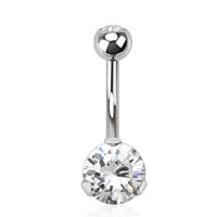 Piercing Basis Stein weiß