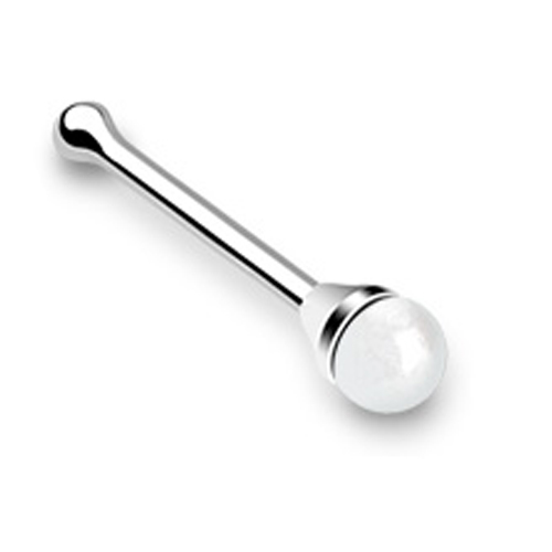 Neus piercing 0.8x6x2 - natuursteen Neus piercing 0.8x6x2 - natuursteen