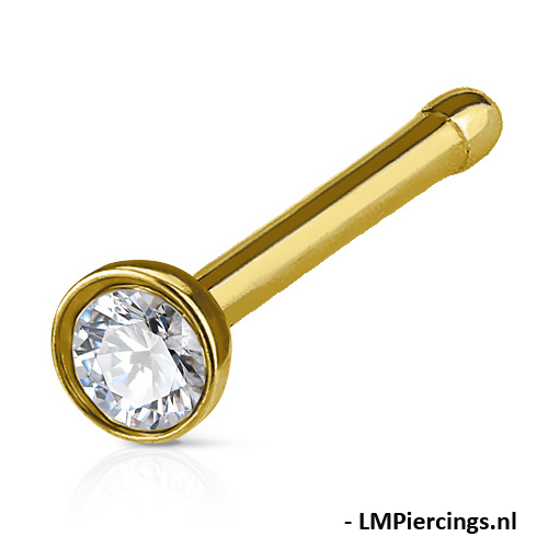 Neuspiercing stud half ball 0.8x6x2.5 Neuspiercing stud half ball 0.8x6x2.5