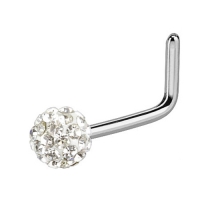 Nasenpiercing Ferido weiß