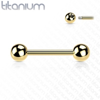 piercing titanium extern schroefdraad basis 1.6