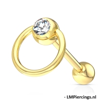 Piercing Sklavenring vergoldet