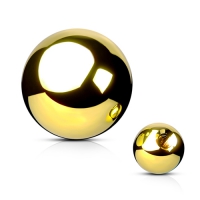 Kugeln 3 mm / 1,2 mm Drahtstärke vergoldet