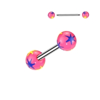 Piercing gekleurde sterren