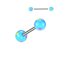 Piercing gekleurde sterren