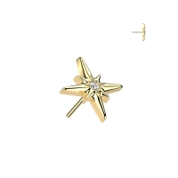 Piercing mit Türkisstein