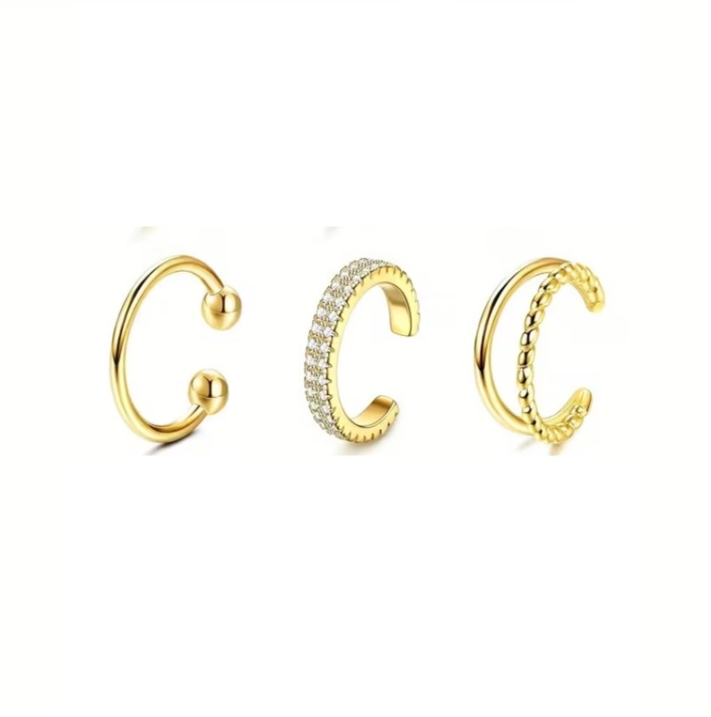 Fake piercings set 3 stuks shine Fake piercings set 3 stuks shine