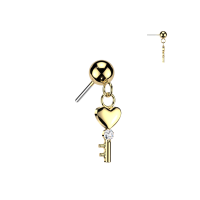 Piercing mit T&uuml;rkisstein