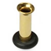 10 mm Single flared tunnel gold plated